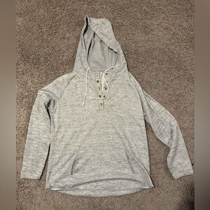 Lightweight Hooded Sweatshirt Size 2XL NWOT Heather Gray